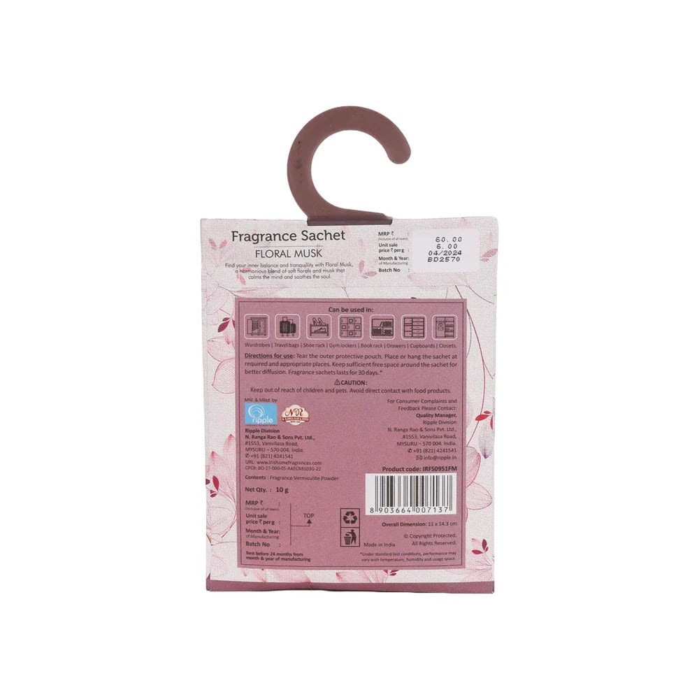IRIS Floral Musk Fragrance Sachet 10 gm