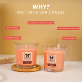 IRIS Musk Elixir Taper Jar Candle 110GM