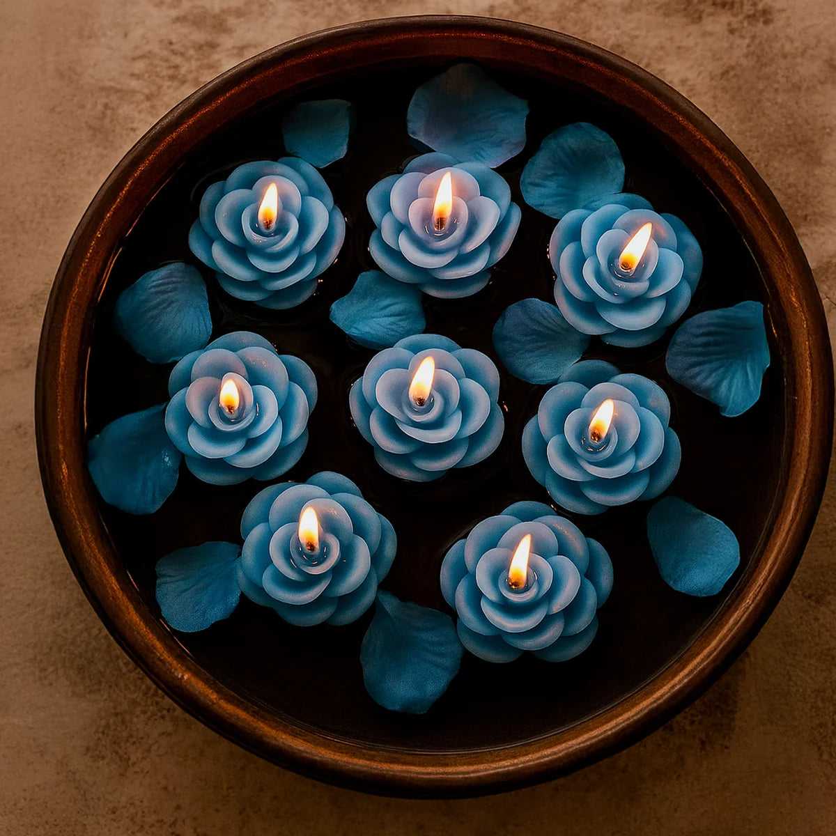 IRIS Cool Blue Floater Candle 20GM