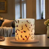 IRIS Botanics Wax Lantern candle - Lilac & Peony 330GM