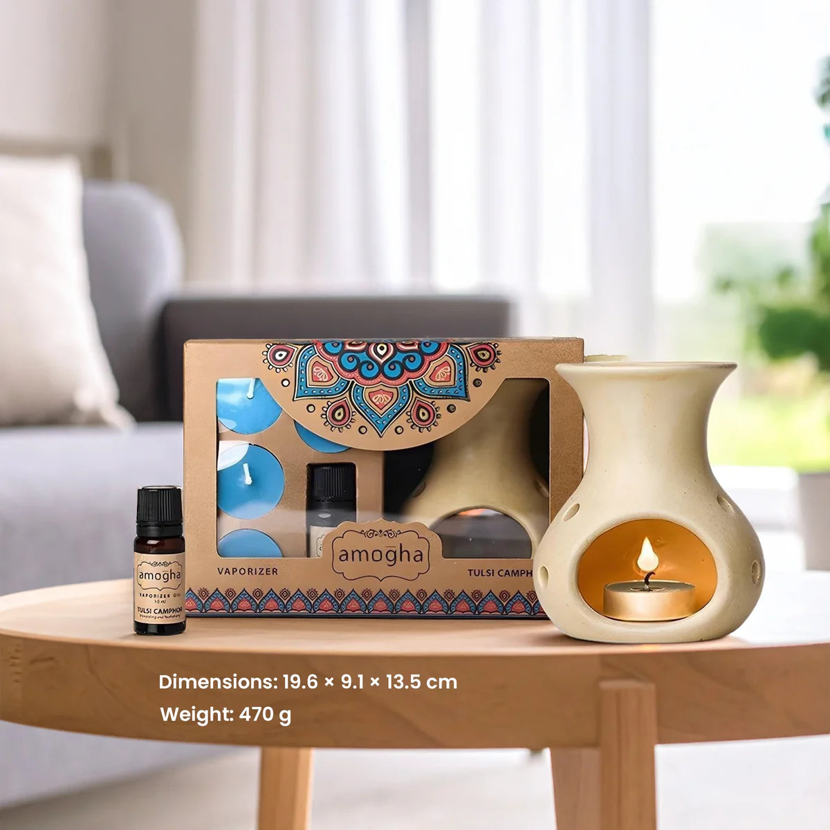 IRIS Amogha Tulsi Camphor Fragrance Vaporizer 10ML