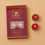 IRIS Celeste Rose Gold Scented Tealight Candles 12GM