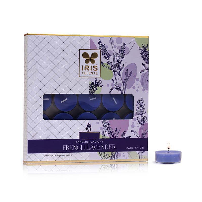 IRIS French Lavender Tealight Candles 12GM