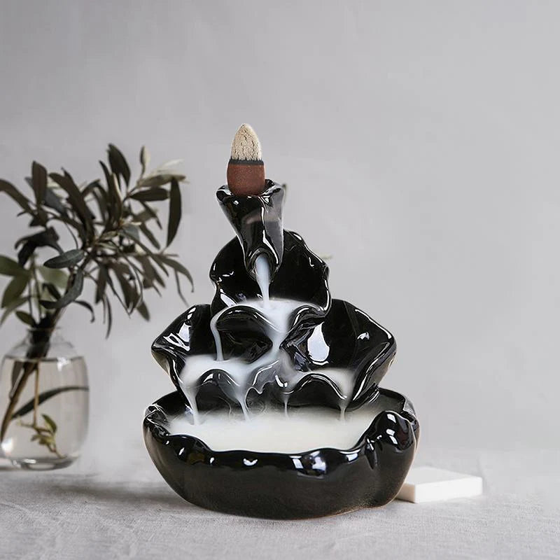 IRIS Amogha Backflow Incense Flow Holder - Waterfall