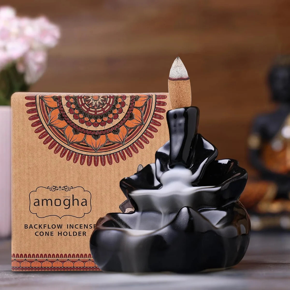IRIS Amogha Backflow Incense Flow Holder - Waterfall
