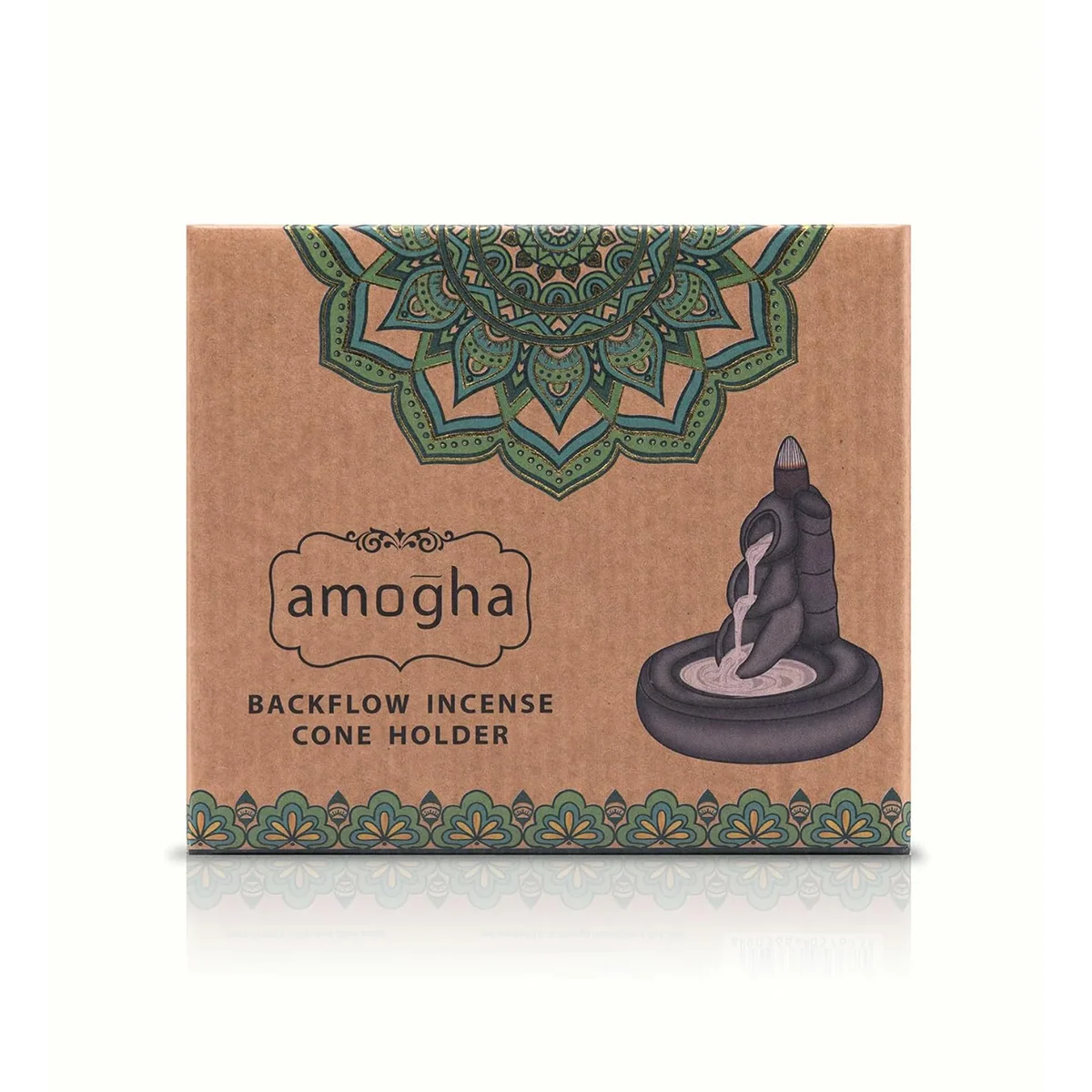 IRIS Amogha Backflow Incense Cone Holder - Bamboo