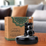 IRIS Amogha Backflow Incense Cone Holder - Bamboo