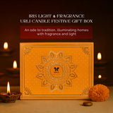 IRIS Festive Gift Set with Diya, Urli Candle & Tealight