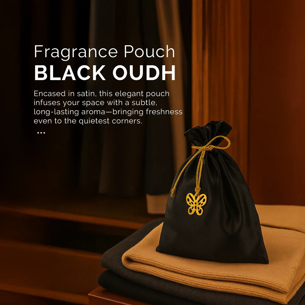 IRIS Celeste Black Oudh Fragrance Pouch 100 gm
