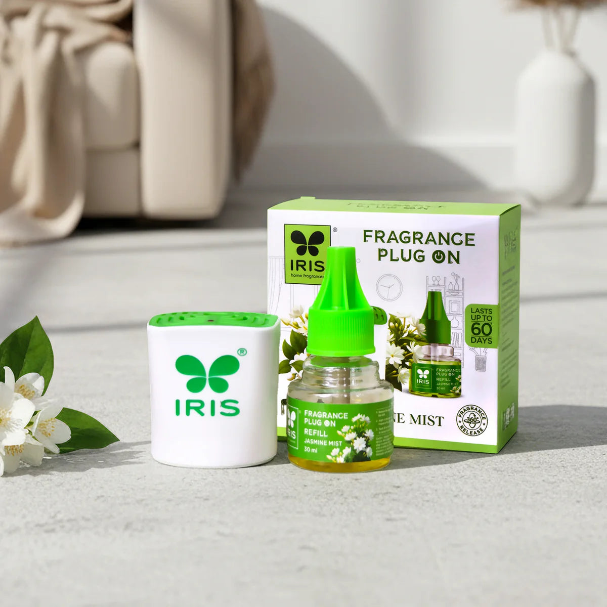 IRIS Jasmine Mist Fragrance Plug 30ML