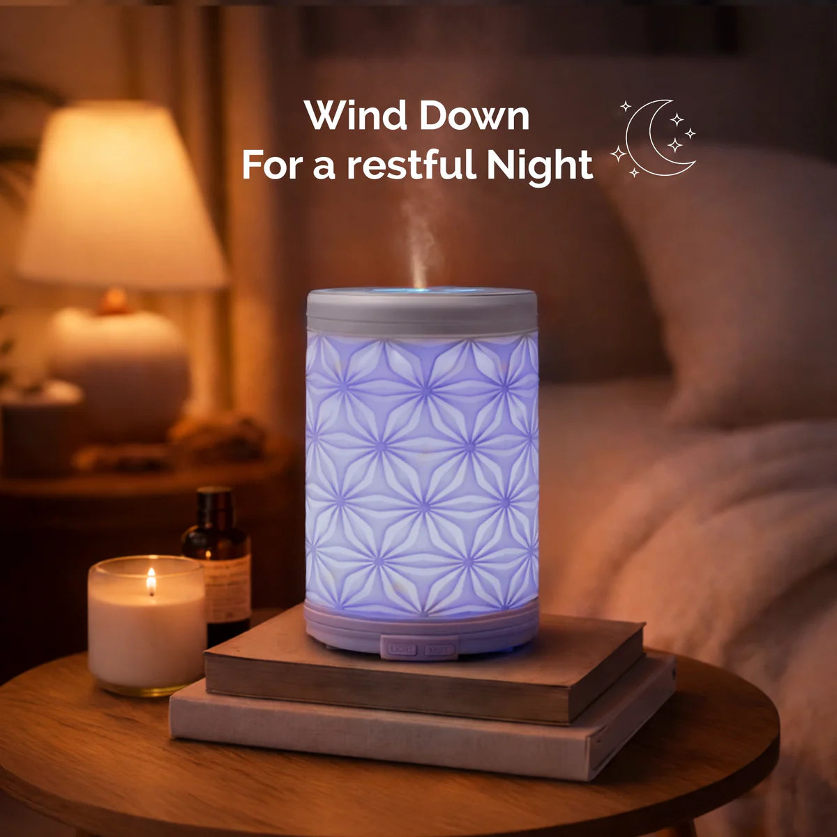 IRIS Celeste Ceramic Ultrasonic Aroma Diffuser 450 gm