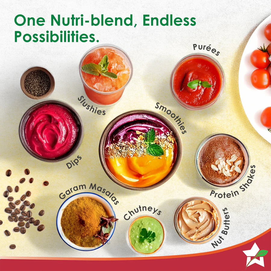 Wonderchef Nutri-blend Juicer, Mixer, Grinder, Smoothie Maker & Chopper