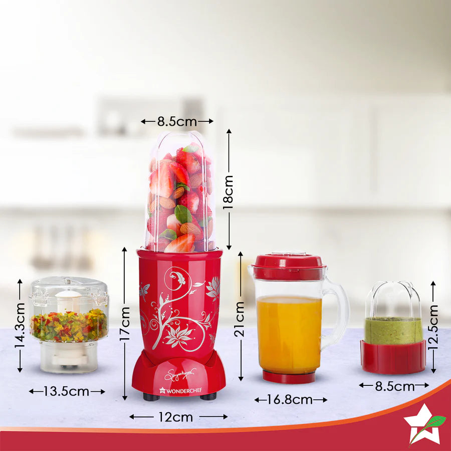 Wonderchef Nutri-blend Juicer, Mixer, Grinder, Smoothie Maker & Chopper