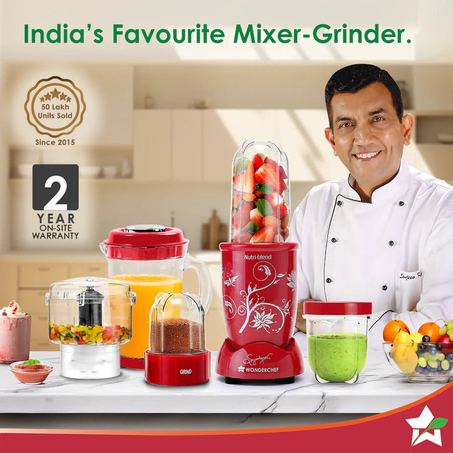 Wonderchef Nutri-blend Juicer, Mixer, Grinder, Smoothie Maker & Chopper