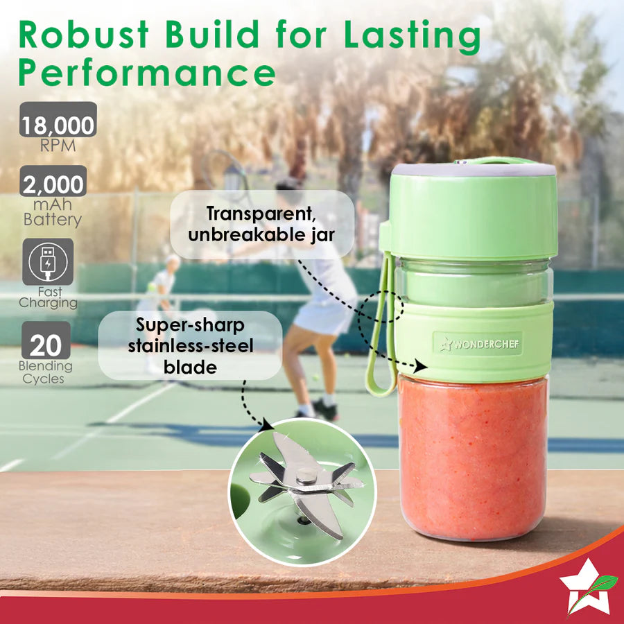 wonderchef  Nutri-cup Zip Portable Blender 350ml