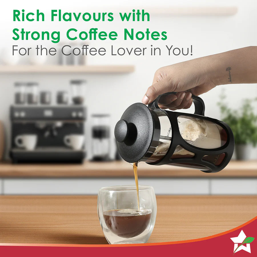 Wonderchef French Press Coffee & Tea Maker Black 600ml