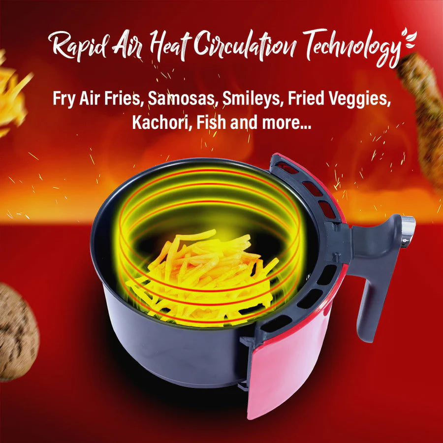 Wonderchef Renewed Crimson Edge Air Fryer for Home and Kitchen