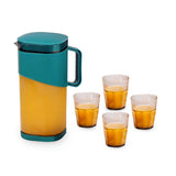 Wonderchef Ambrosia Water Jug and Glass set of 5pc,1.8L