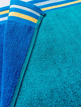 Decor Zest Imperial Tile Bath Towel Blue 75 cm x 1.5 m