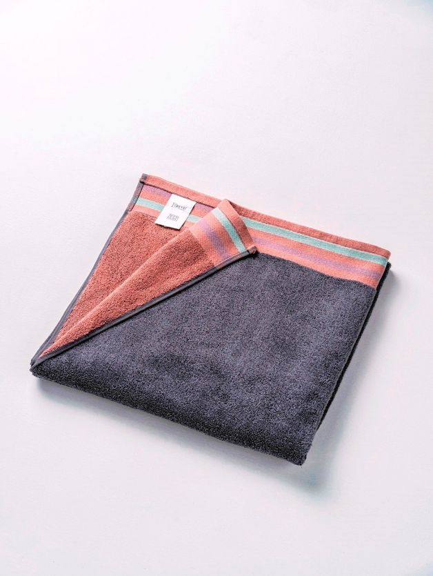 Decor Zest Natural Charcoal Bath Towel Gray 75cm x 1.5m