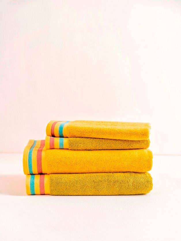 Decor Zest Towel Set Green & Lemon