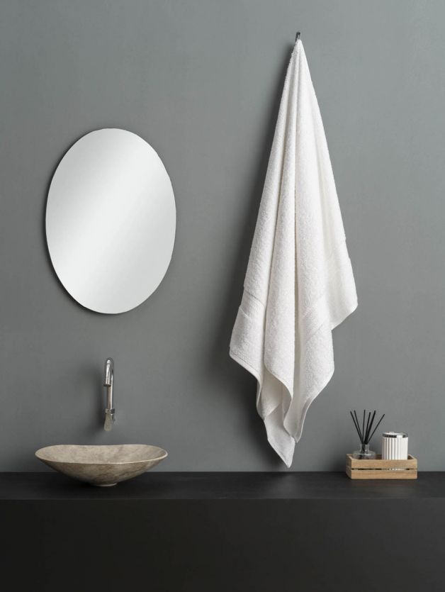 Decor Towel-500gsm White 75 cm x 1.5 m
