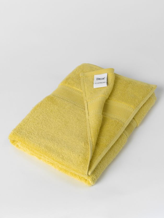 Decor Eco Fresh Bath Towel Yellow Cream 75 cm x 1.5 m