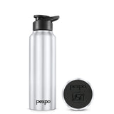 Pexpo Chromo SS Water Bottle with Sipper Cap