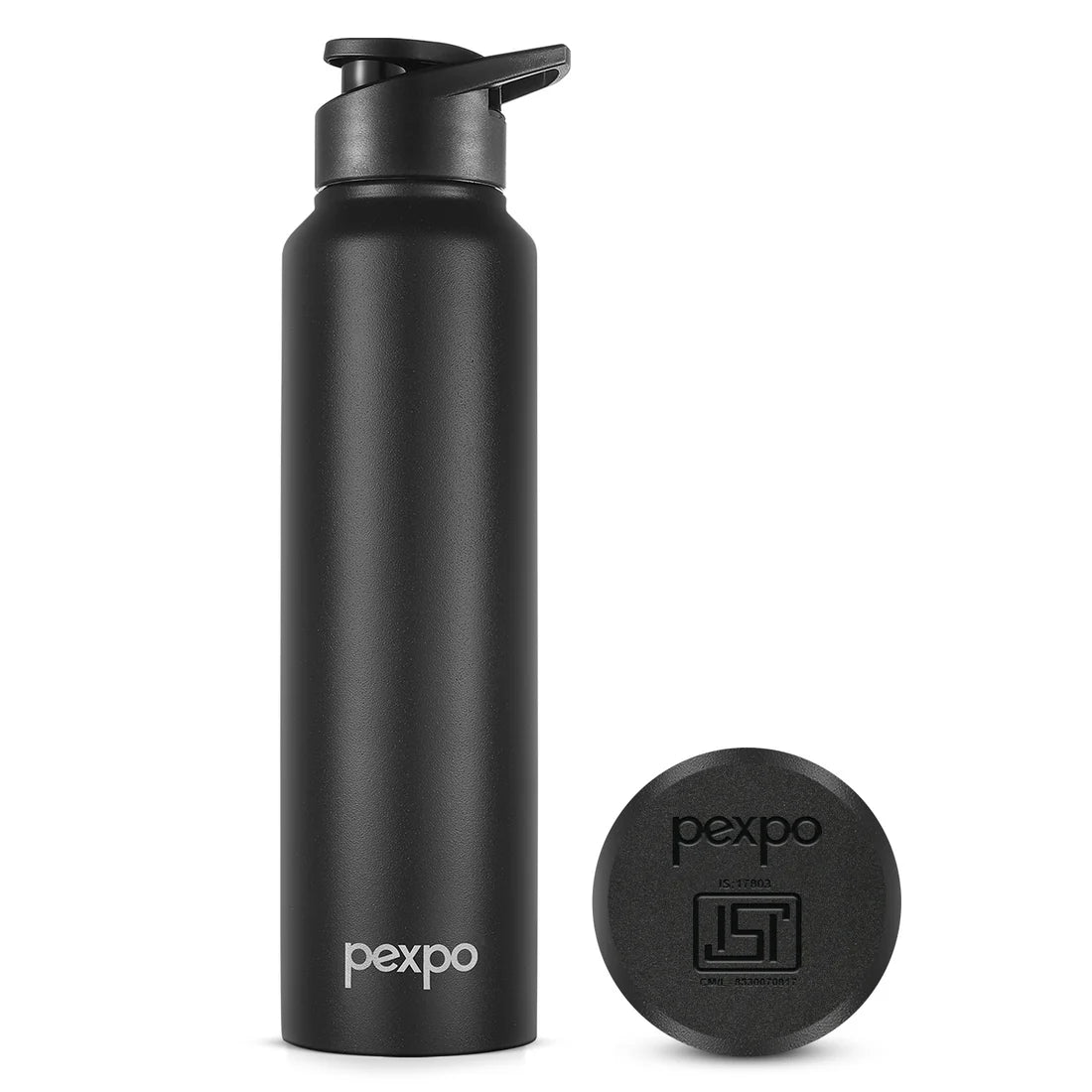 Pexpo Chromo SS Water Bottle with Sipper Cap