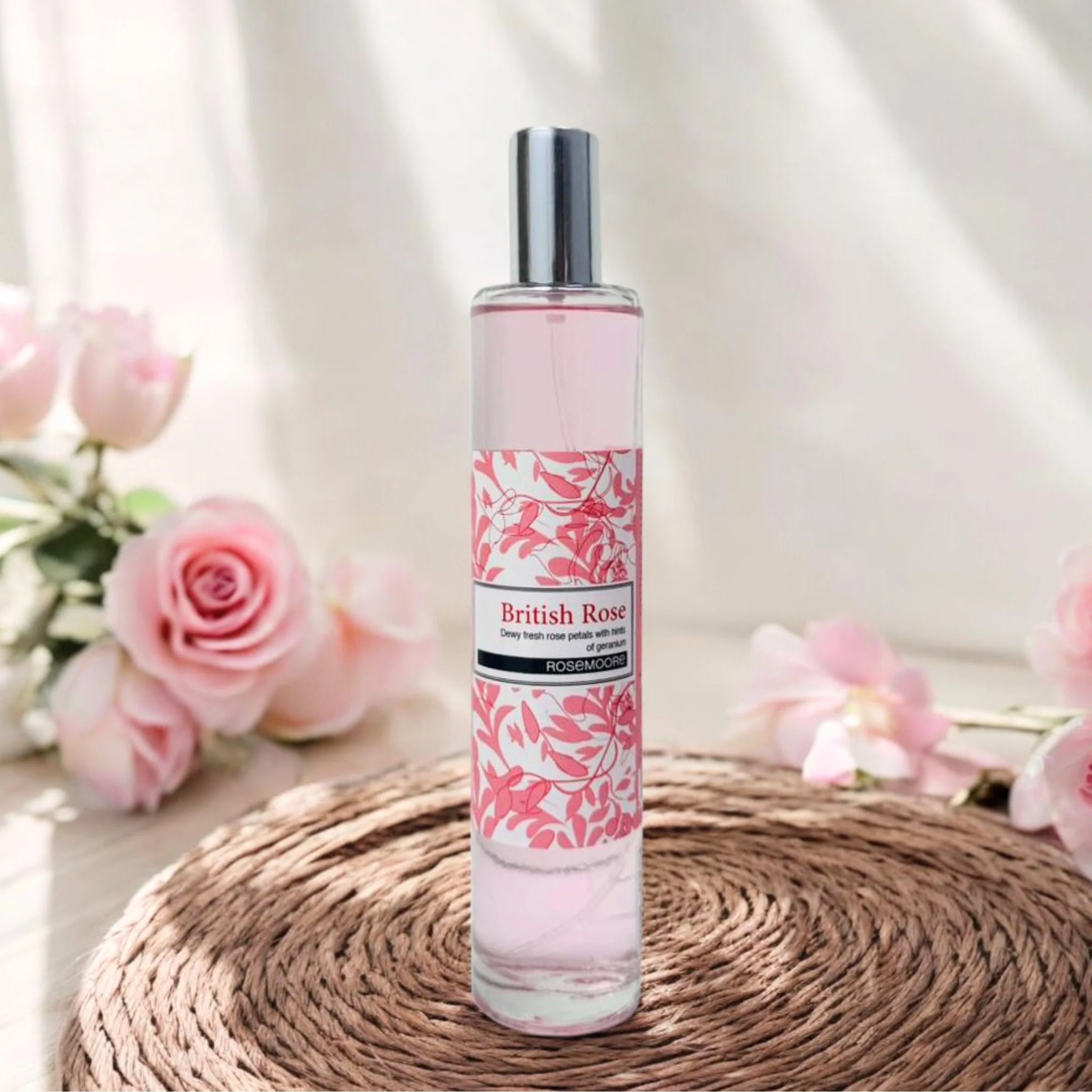 Rosemoore British Rose Scented Home Scented Spray 100ml