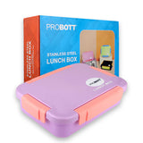 Probott Stainless Steel Lunch Box Purple 710ml