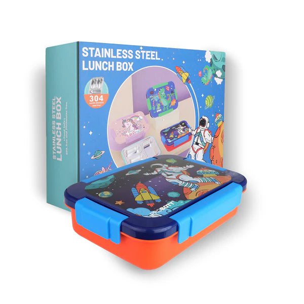 Probott Stainless Steel Lunch Box Orange 710ml