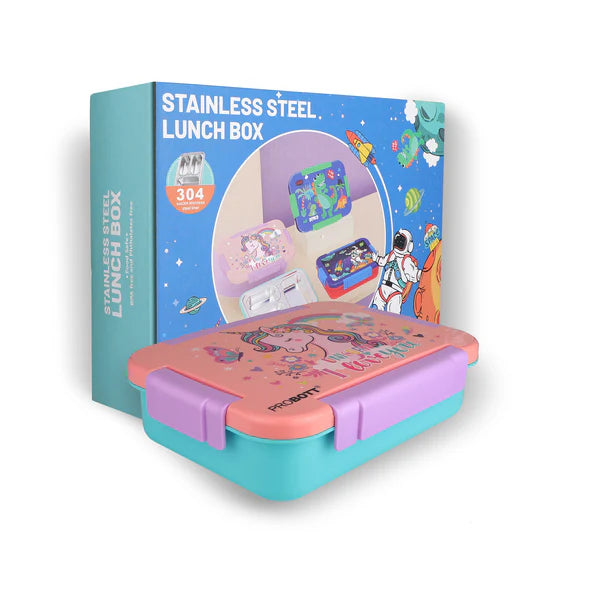 Probott Stainless Steel Lunch Box Green 710 ml