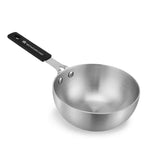 Wonderchef Venice Tri-ply Stainless-steel Mini Wok Tadka Pan | 650 ml, 14 cm