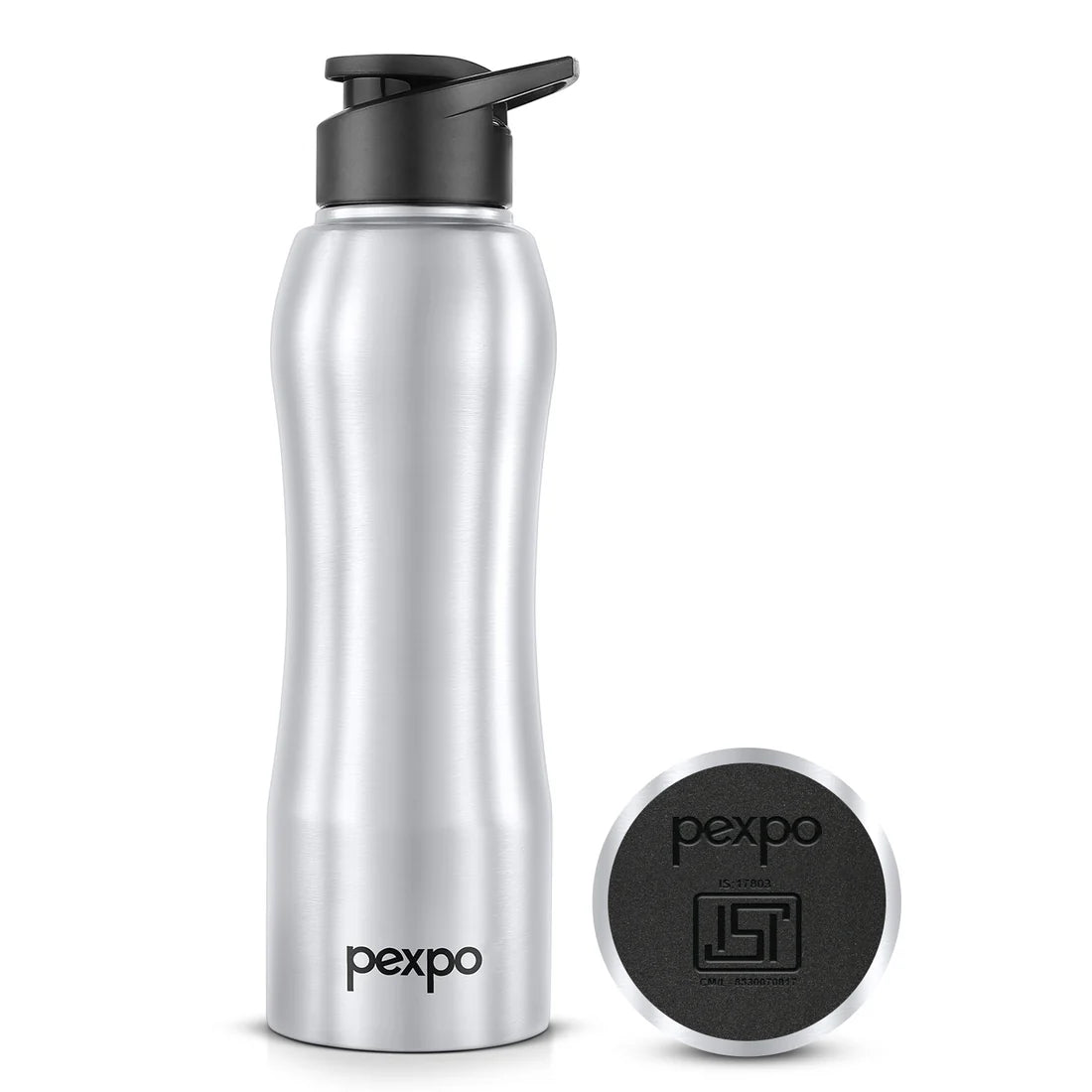 Pexpo Bistro SS Water Bottle with Sipper Cap