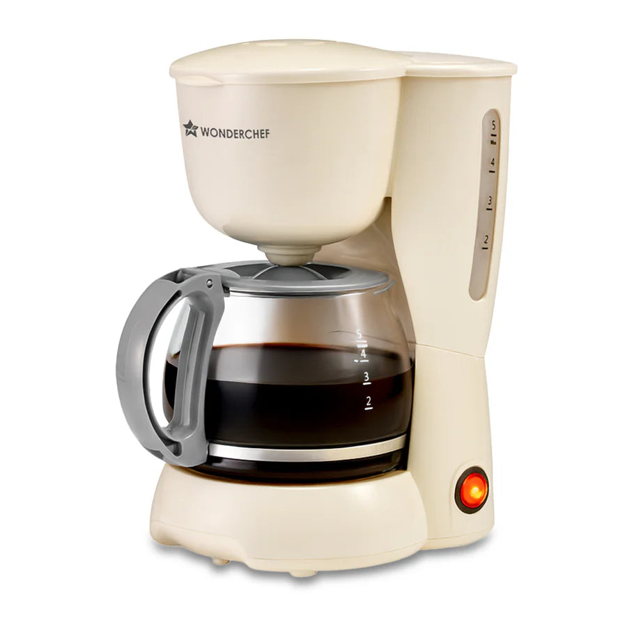 Wonderchef Veneto Brew Coffee Machine Beige 600ml