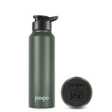 Pexpo Chromo SS Water Bottle with Sipper Cap