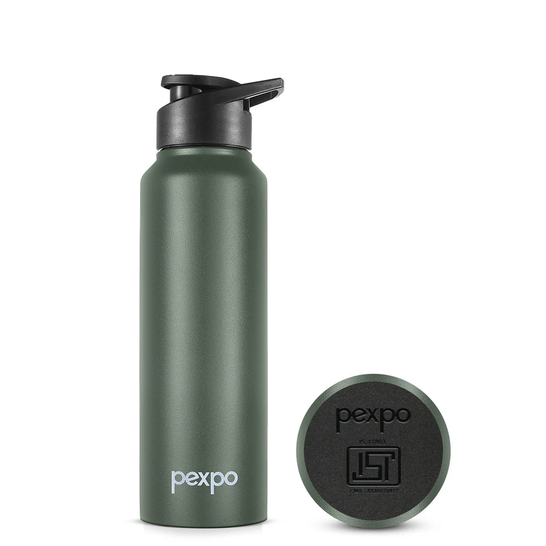 Pexpo Chromo SS Water Bottle with Sipper Cap