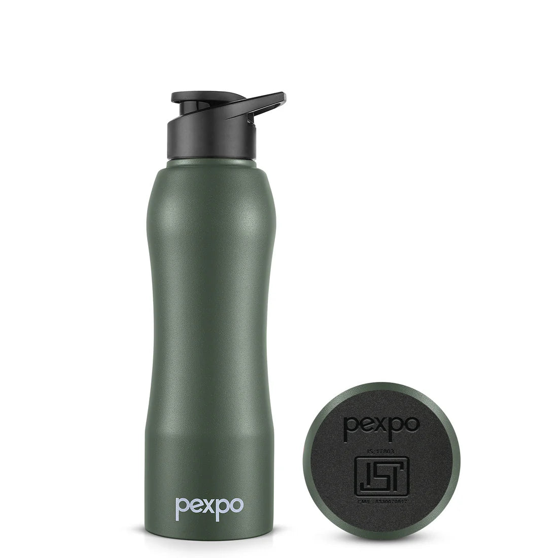 Pexpo Bistro SS Water Bottle with Sipper Cap