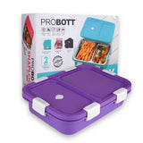 Probott Stainless Steel Lunch Box Purple 750ml