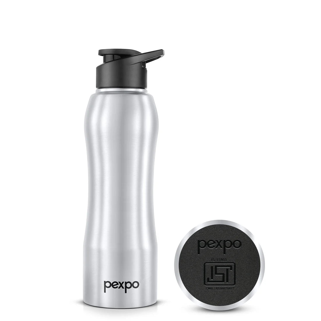 Pexpo Bistro SS Water Bottle with Sipper Cap