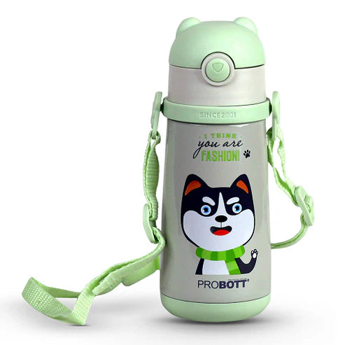 Probott School Champ Stainless Steel Hot & Cold Water Bottle 370ml