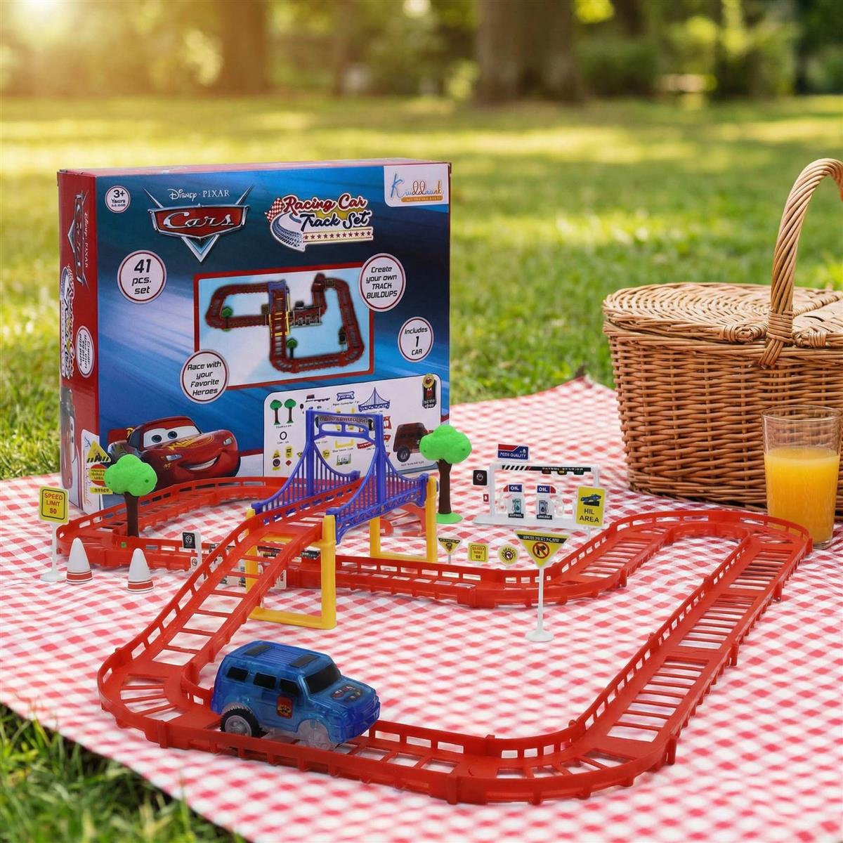 Kriiddaank Disney Theme Cars Mini Track Set