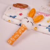 Mirada Bunny Rattle Soft Toy – 18cm
