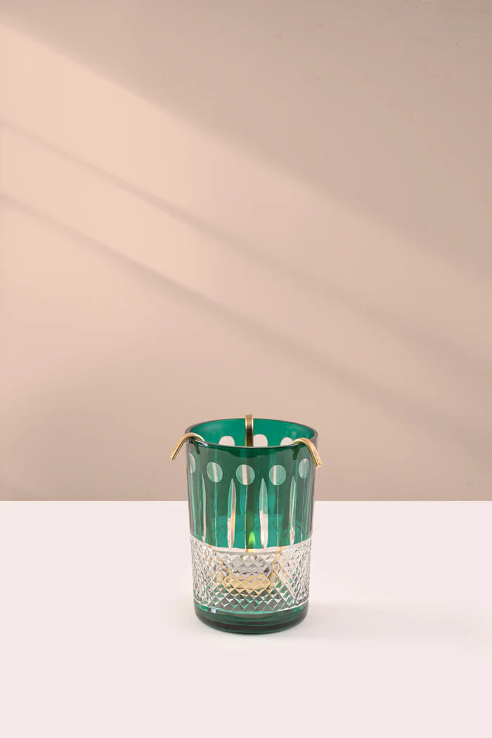 Doft Royal - Hurricane Candle | Green | White Amber & Tonka