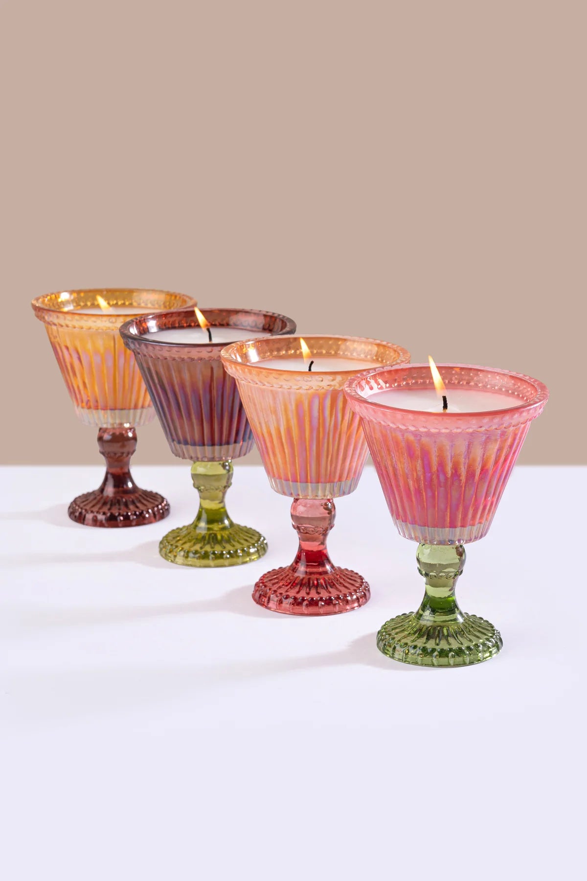 Doft Sundae - Footed Candles | Variety Set Of 4