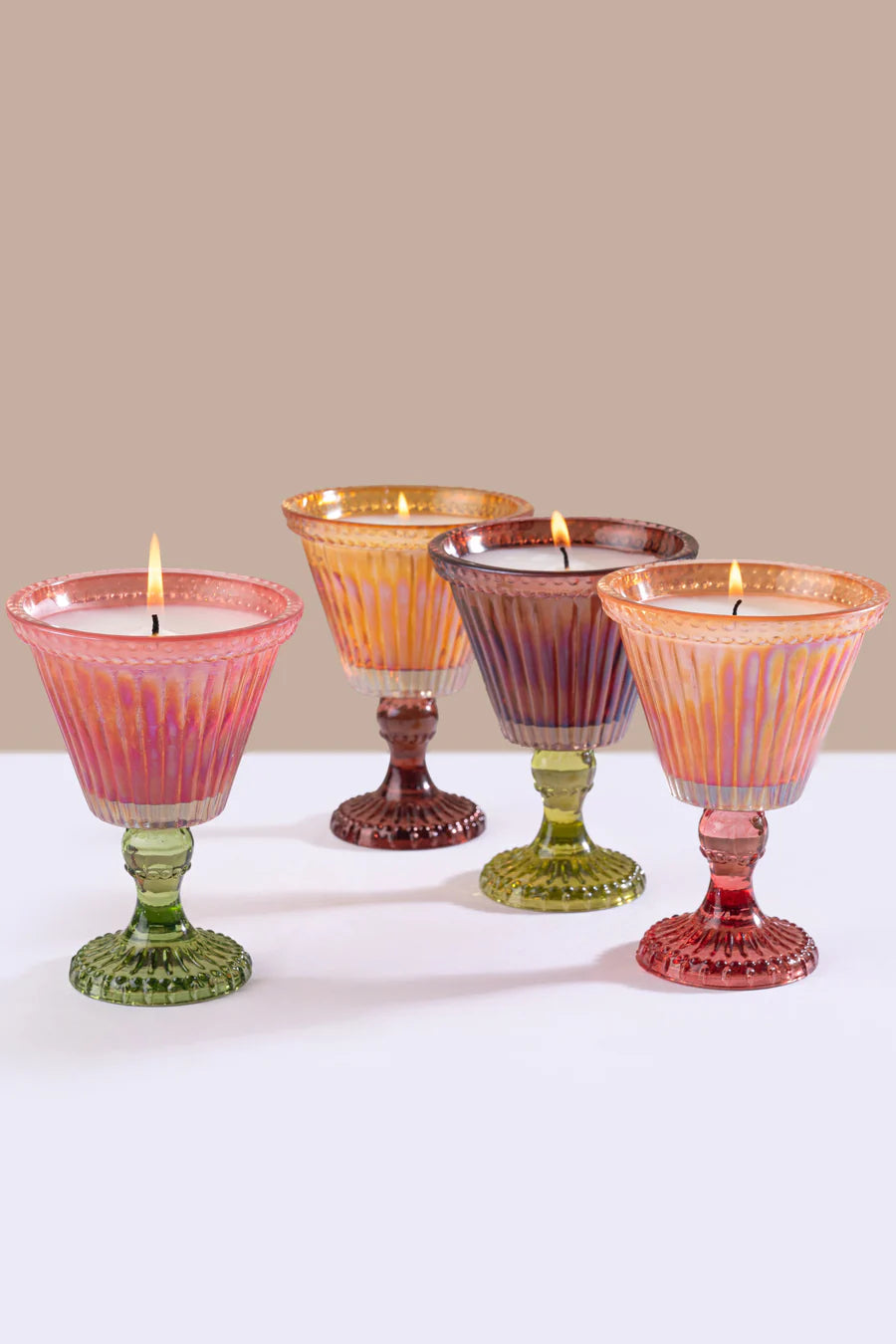 Doft Sundae - Footed Candles | Variety Set Of 4