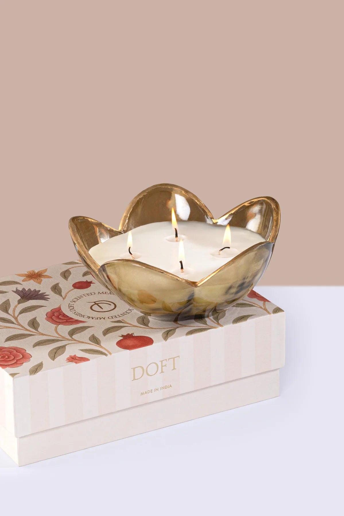 Decor Eternal Bloom - Flower Bowl Candle | Green | Zen Garden