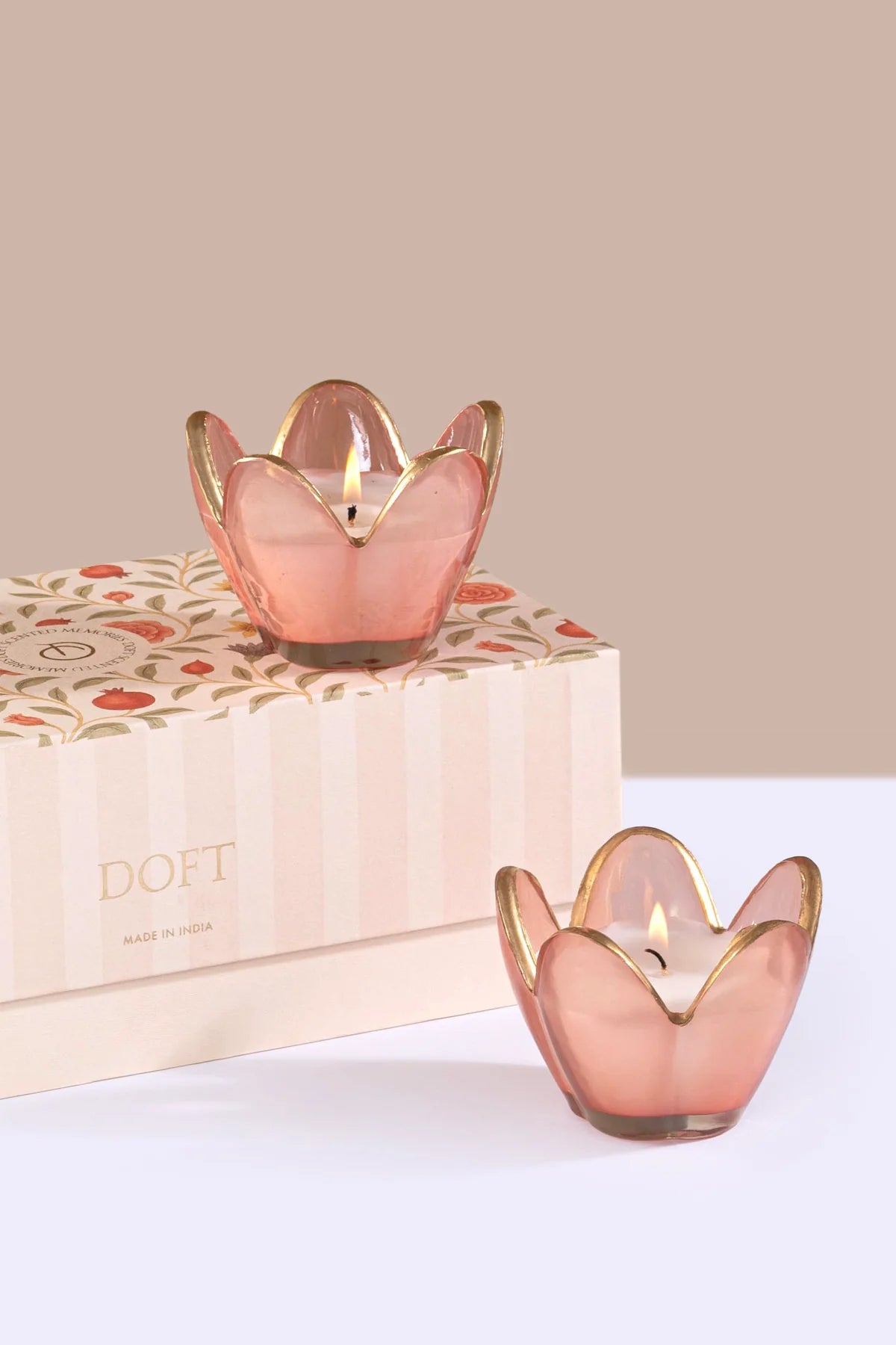 Doft Eternal Bloom - Flower Bowl Candle | Pink | English Rose