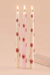 Doft 3D Blossom Trio - Taper Candles | Set of 3